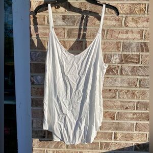 Torrid 2X Ava Stretch Challis White Women's Cami Top